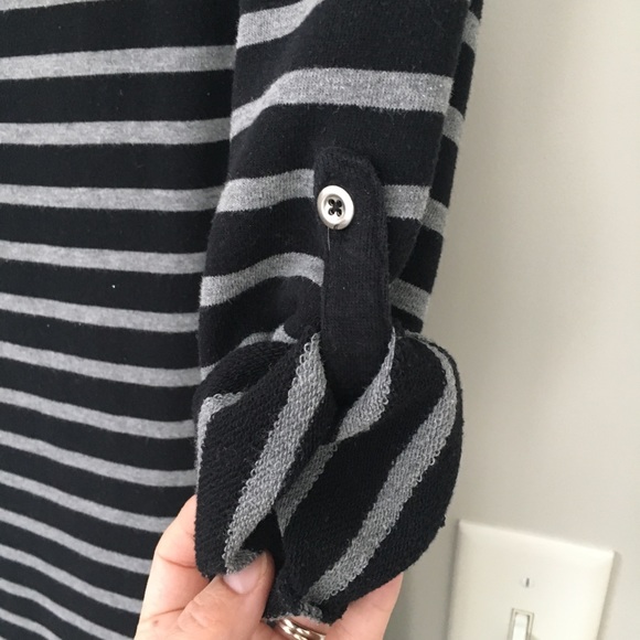 Gray and black stripe dress - Picture 4 of 5